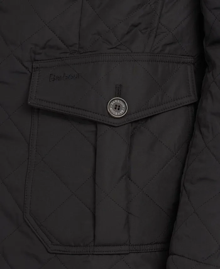 Men Quilted Jackets Barbour Quilted Lutz Jacket Navy