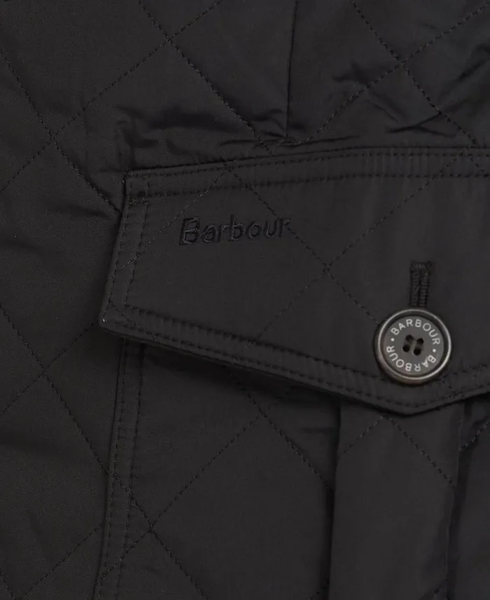 Men Quilted Jackets Barbour Quilted Lutz Jacket Navy