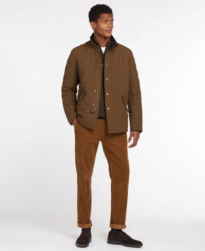 Men Quilted Jackets Barbour Shoveler Quilt Darksand Men Quilted Jackets Barbour Shoveler Quilt Darksand