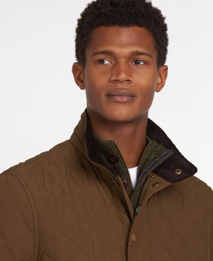 Men Quilted Jackets Barbour Shoveler Quilt Darksand Men Quilted Jackets Barbour Shoveler Quilt Darksand