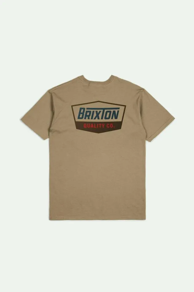 Men Regal SS Standard TShirt Tiger039s Eyenavybrown Brixton TShirts