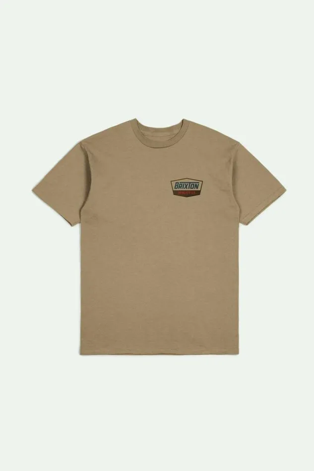 Men Regal SS Standard TShirt Tiger039s Eyenavybrown Brixton TShirts