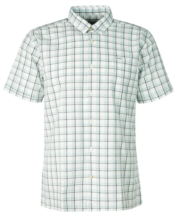 Men Shirts Barbour Margrave Summer Shirt Classic White Men Shirts Barbour Margrave Summer Shirt Classic White