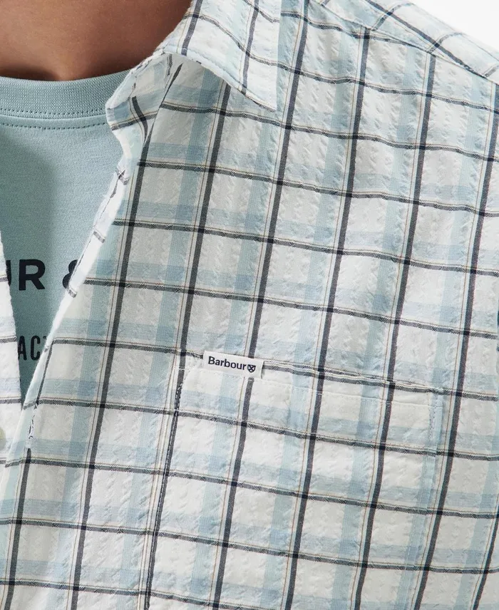 Men Shirts Barbour Margrave Summer Shirt Classic White Men Shirts Barbour Margrave Summer Shirt Classic White