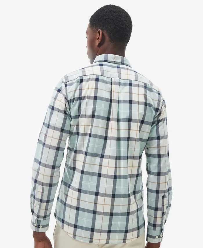 Men Shirts Barbour Rawley Tailored Shirt Blue Chalk Tartan Men Shirts Barbour Rawley Tailored Shirt Blue Chalk Tartan