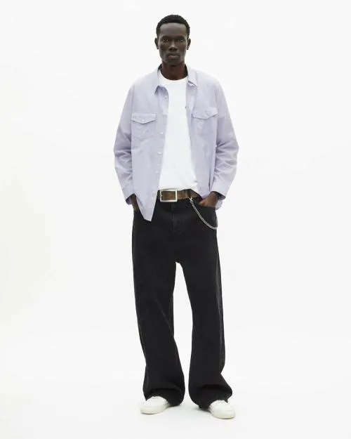 Men Shirts The Kooples Blue And White Striped Shirt Blue White