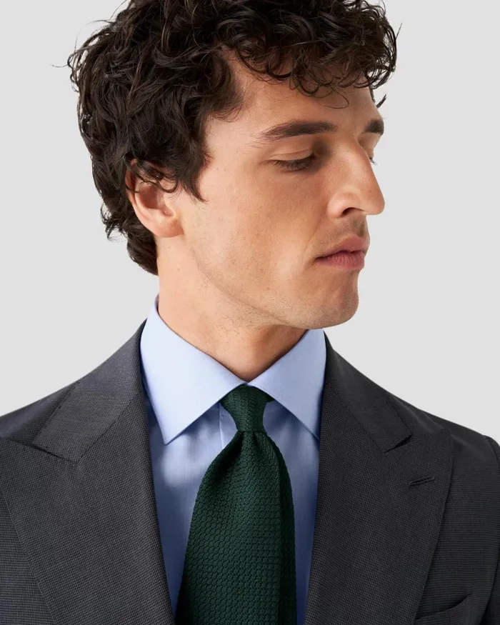 Men Sky Blue Giza 45 Shirt Blue Eton Dress Shirts