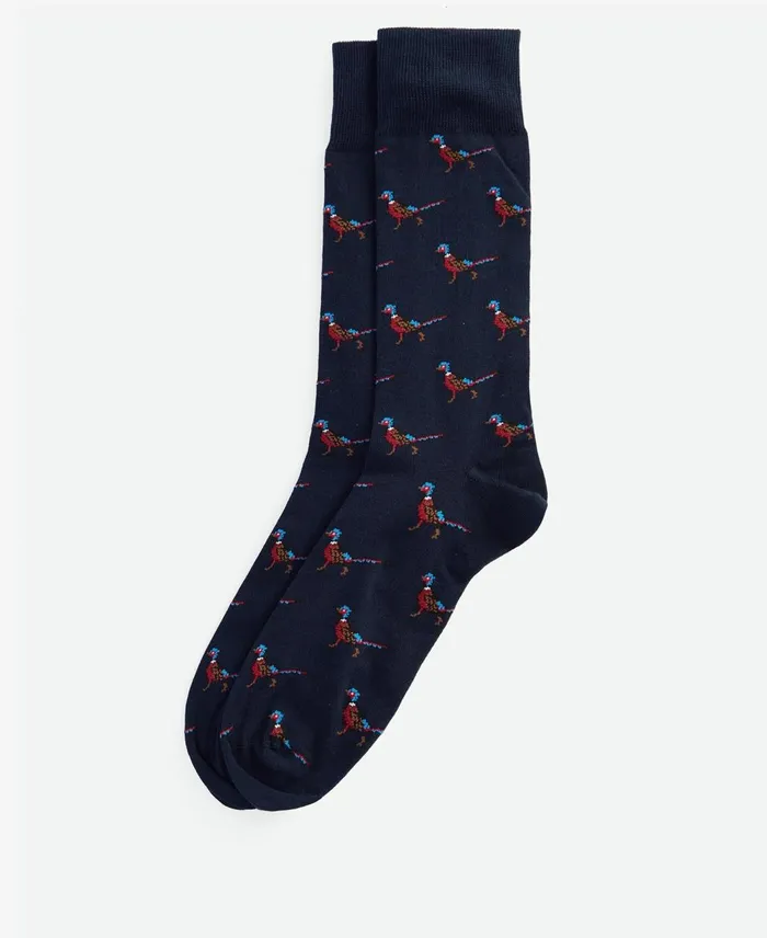 Men Socks Barbour Mavin Socks Mid Bluedog