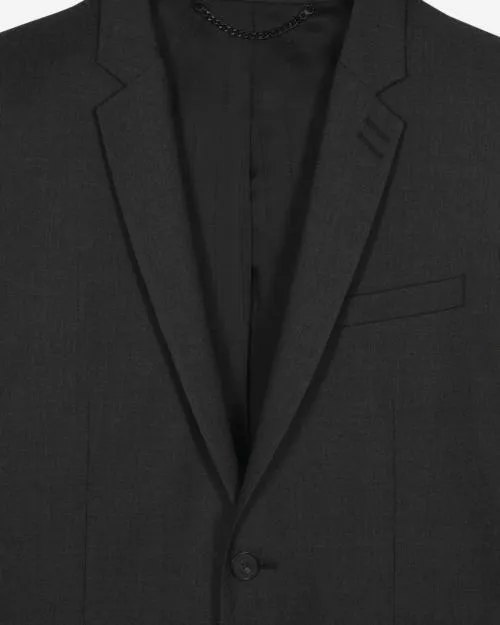 Men Suits The Kooples Gray Wool Suit Jacket Cinched Cut Grey