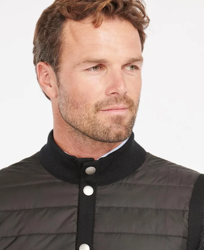 Men Sweaters Barbour Essential Gilet Charcoal Men Sweaters Barbour Essential Gilet Charcoal