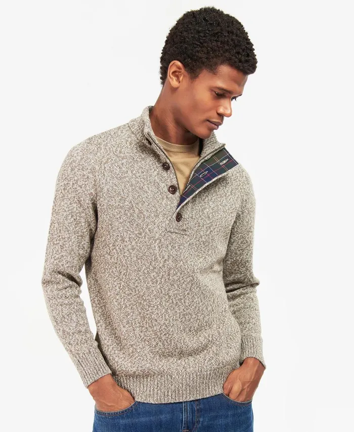 Men Sweaters Barbour Sid Sweatshirt Navy Marl