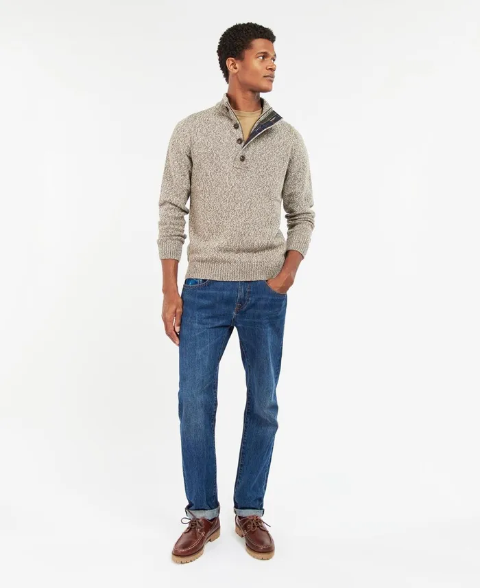 Men Sweaters Barbour Sid Sweatshirt Navy Marl
