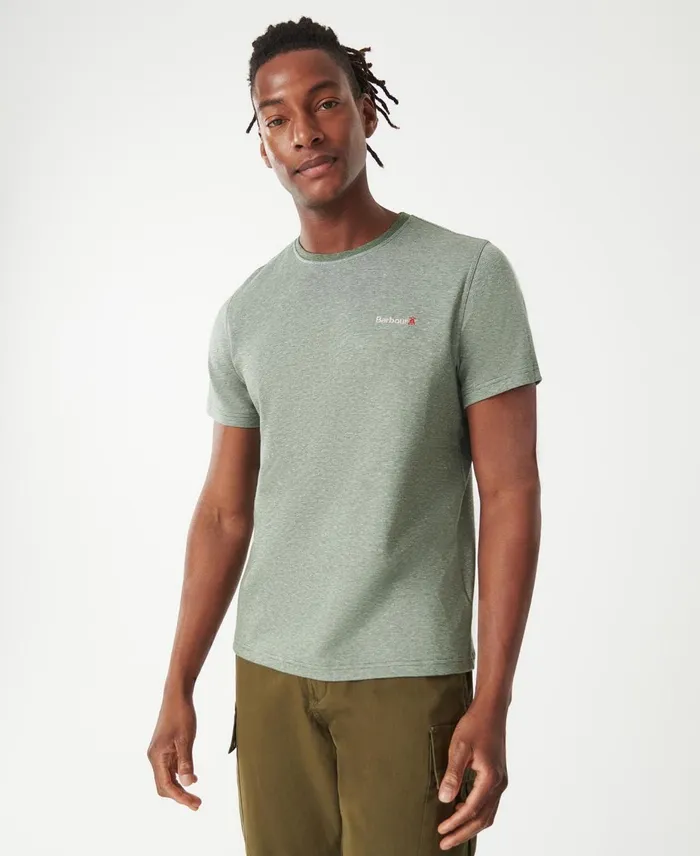 Men TShirts Barbour Pluckley TShirt Burnt Olive