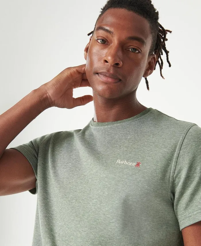 Men TShirts Barbour Pluckley TShirt Burnt Olive Men TShirts Barbour Pluckley TShirt Burnt Olive