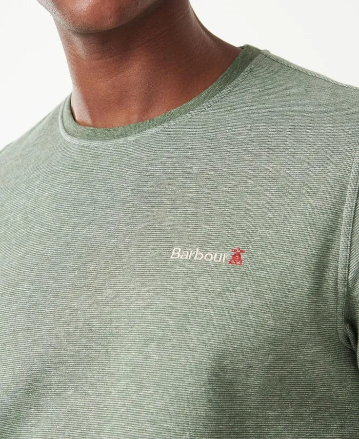 Men TShirts Barbour Pluckley TShirt Burnt Olive Men TShirts Barbour Pluckley TShirt Burnt Olive