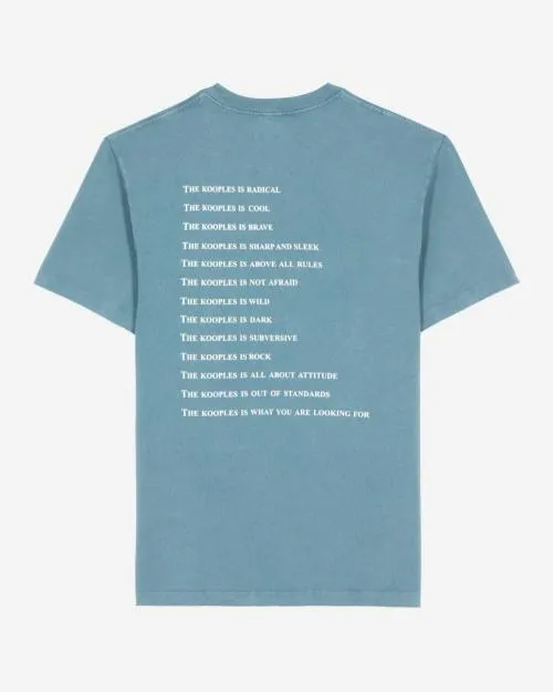 Men Tshirts The Kooples Blue What Is TShirt Blue Grey