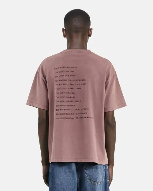 Men Tshirts The Kooples Burgundy What Is TShirt Figue