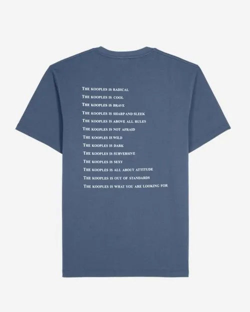 Men Tshirts The Kooples What Is Midnight Blue TShirt Dark Navy Dark Navy