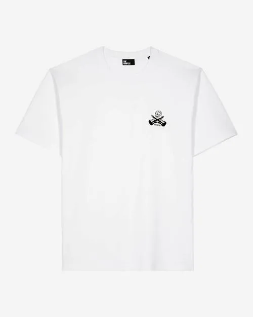 Men Tshirts The Kooples White TShirt With Flocking White