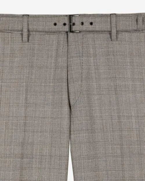 Men Trousers and Jeans The Kooples Beige Prince Of Wales Wool Suit Pants Beige Melange