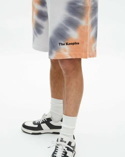 Men Trousers and Jeans The Kooples Blue Tie Dye Print Shorts New Light Blue