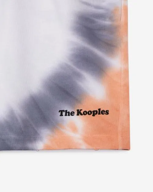 Men Trousers and Jeans The Kooples Blue Tie Dye Print Shorts New Light Blue