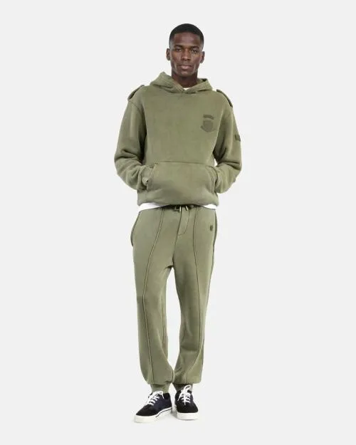 Men Trousers and Jeans The Kooples Khaki Joggers With Crest Kaki