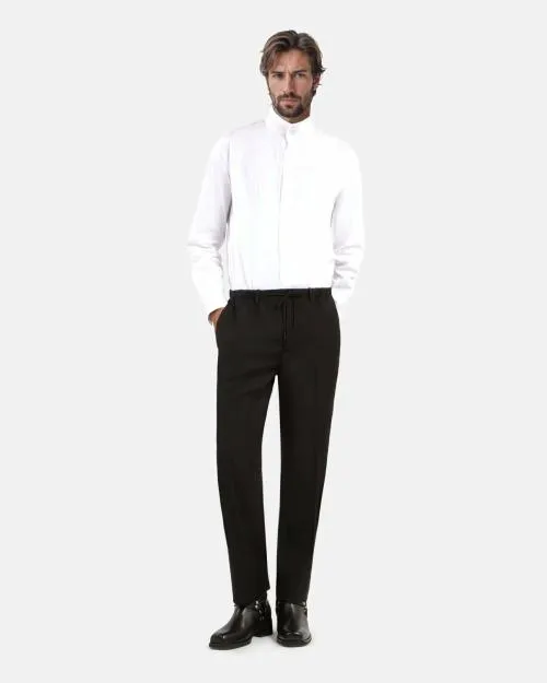 Men Trousers and Jeans The Kooples StraightCut Black Pants Black