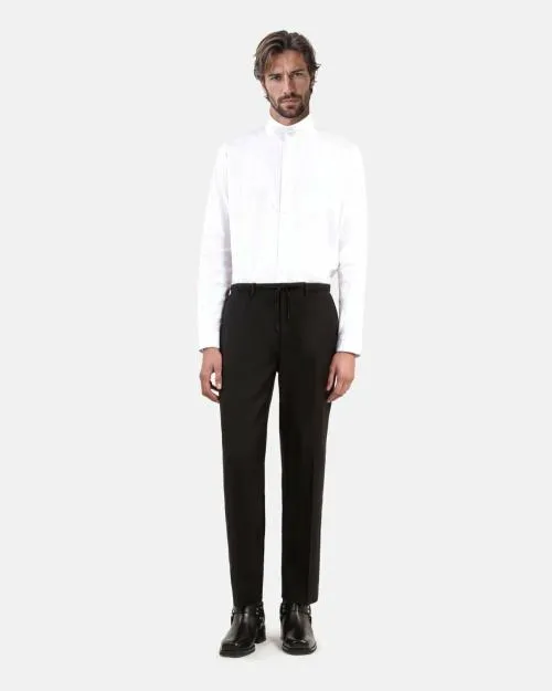 Men Trousers and Jeans The Kooples StraightCut Black Pants Black