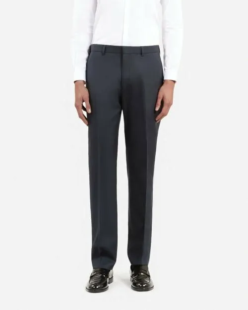 Men Trousers and Jeans The Kooples StraightCut Blue Suit Pants Blue Petrol