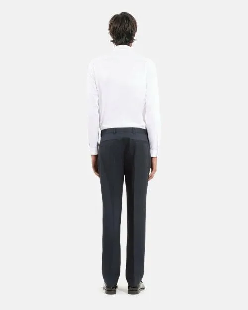 Men Trousers and Jeans The Kooples StraightCut Blue Suit Pants Blue Petrol