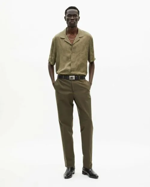 Men Trousers and Jeans The Kooples StraightCut Khaki Cotton And Linen Suit Pants Kaki Men Trousers and Jeans The Kooples StraightCut Khaki Cotton And Linen Suit Pants Kaki