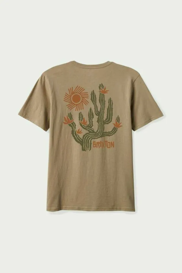 Men Valley SS Tailored TShirt Oatmeal Brixton TShirts