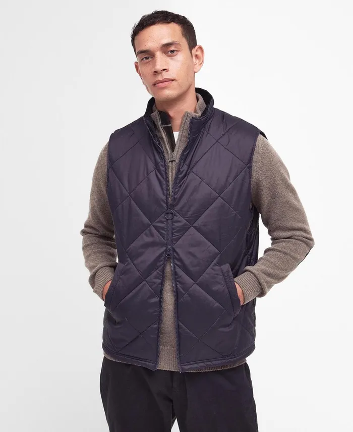 Men Vests Barbour Finn Gilet Olive