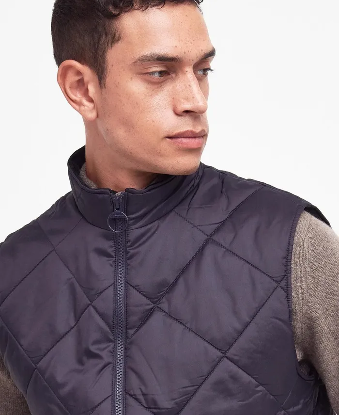 Men Vests Barbour Finn Gilet Olive