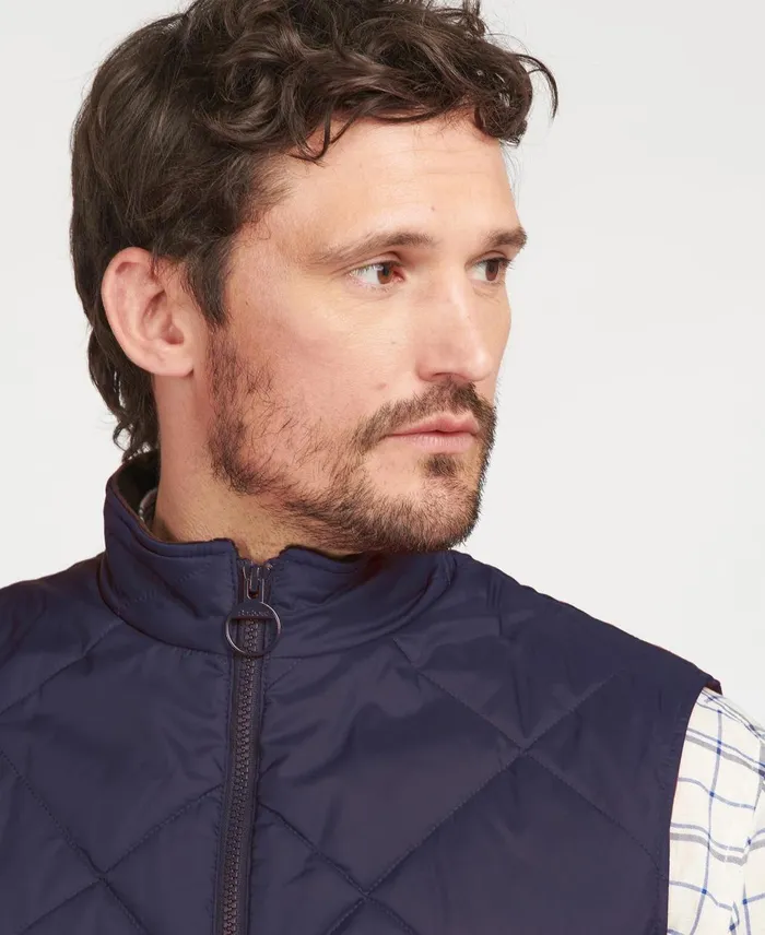 Men Vests Barbour Finn Gilet Olive