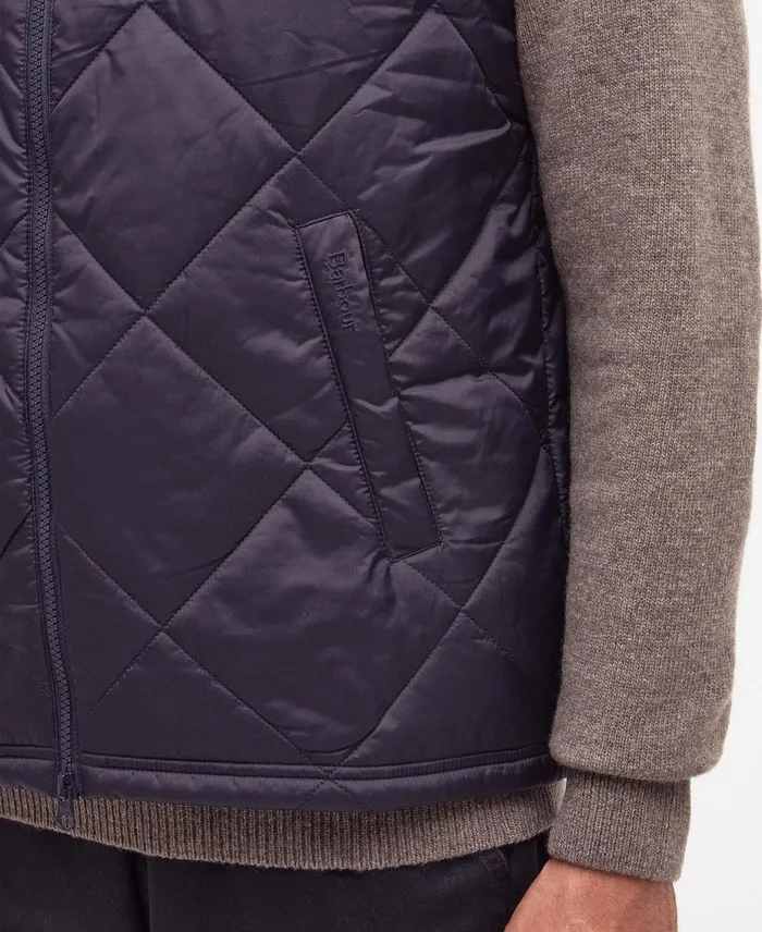 Men Vests Barbour Finn Gilet Olive
