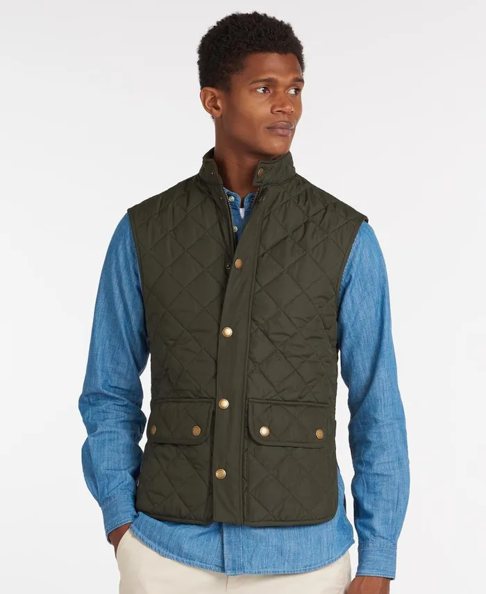 Men Vests Barbour Lowerdale Gilet Navy