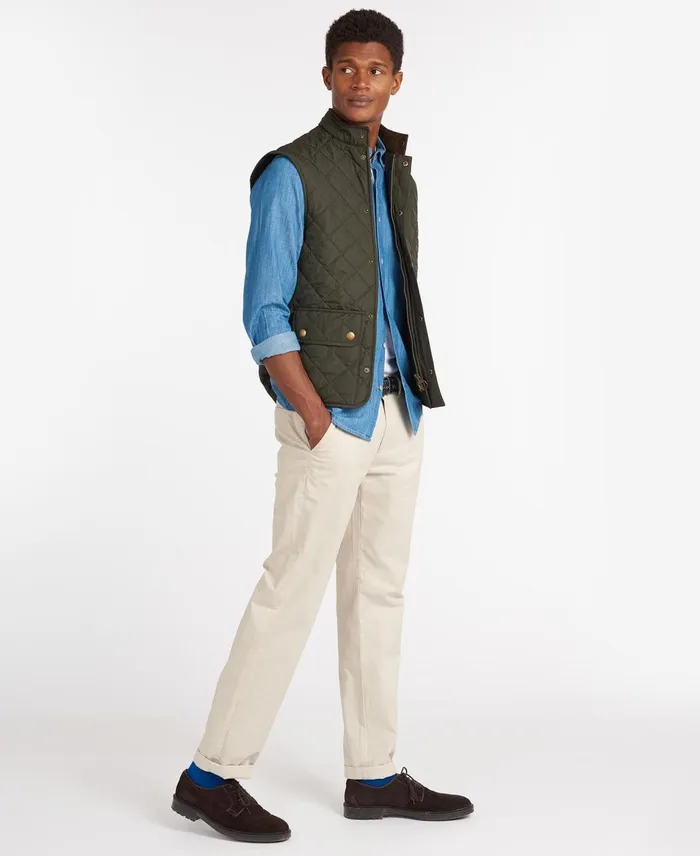 Men Vests Barbour Lowerdale Gilet Navy