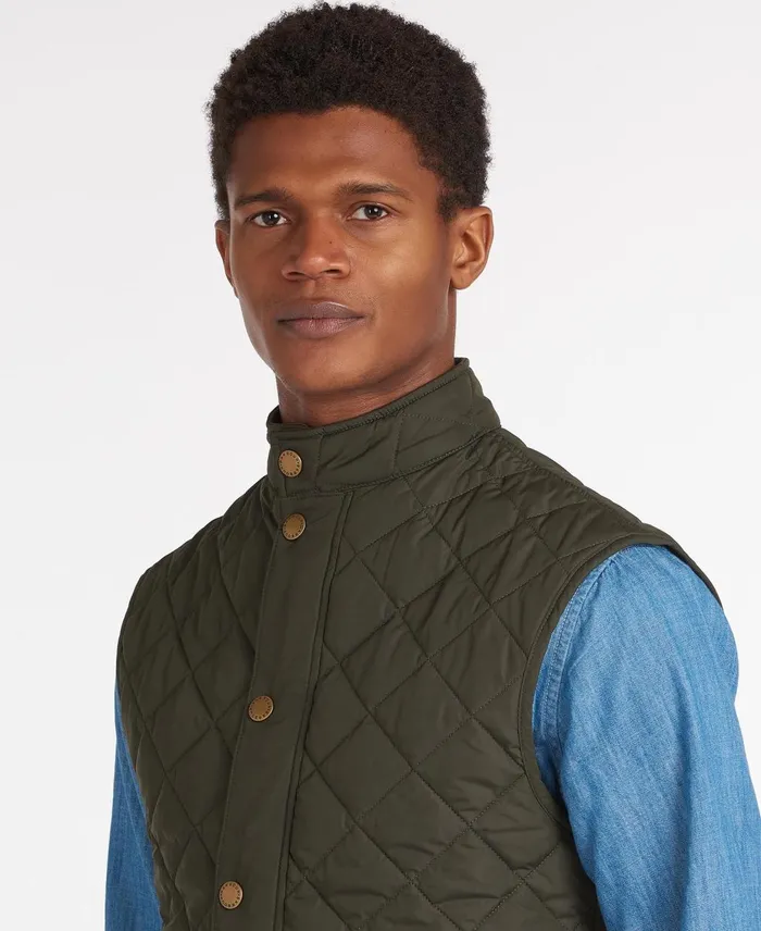 Men Vests Barbour Lowerdale Gilet Navy