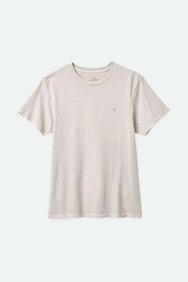 Men Vintage Reserve SS TShirt Beige Brixton TShirts