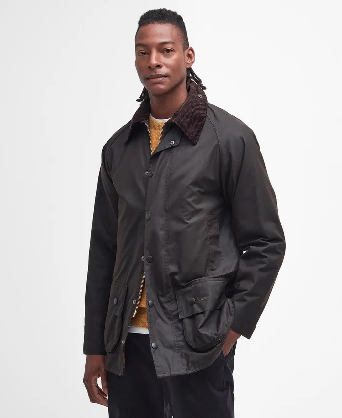 Men Waxed Jackets Barbour Classic Beaufort Wax Jacket Olive