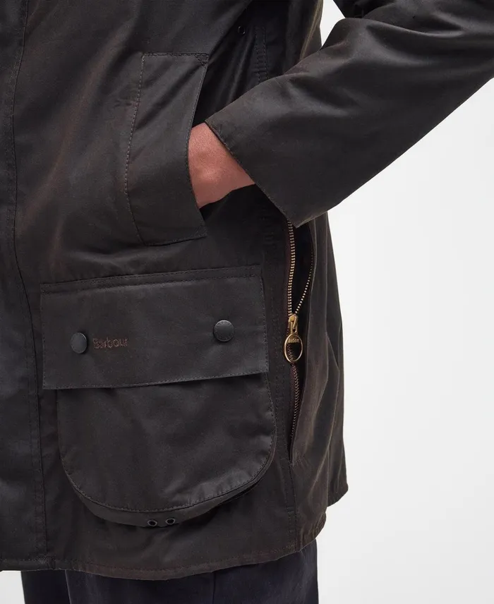 Men Waxed Jackets Barbour Classic Beaufort Wax Jacket Olive