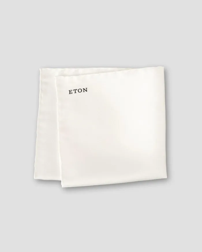 Men White Silk Pocket Square White Eton Pocket Squares Men White Silk Pocket Square White Eton Pocket Squares