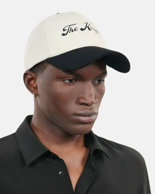 MenWomen Caps The Kooples Black And White Logo Cap Black White