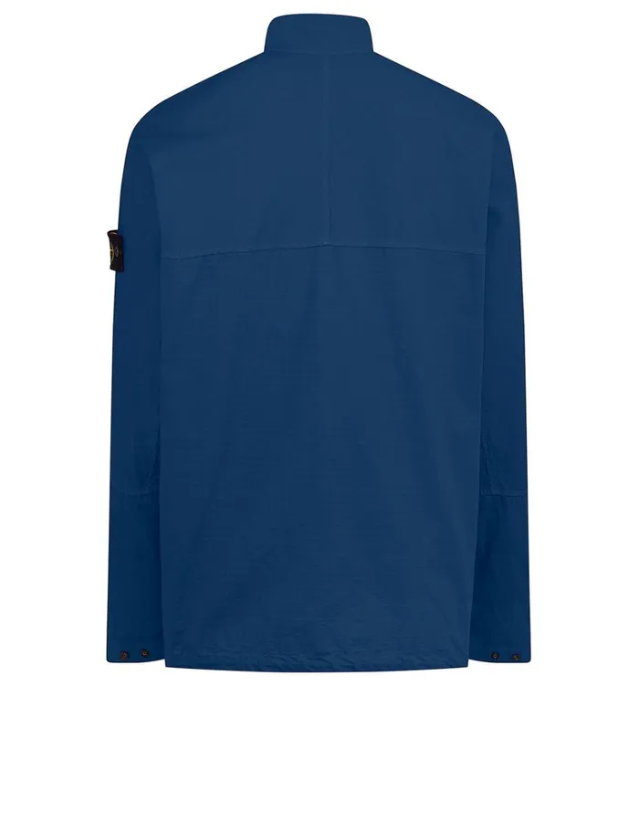 Mens 10802 Overshirt In Periwinkle Stone Island Overshirts