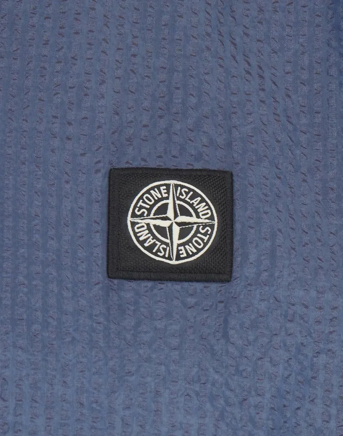 Mens 11534 PolyColour FrameTc Overshirt In Periwinkle Stone Island Overshirts