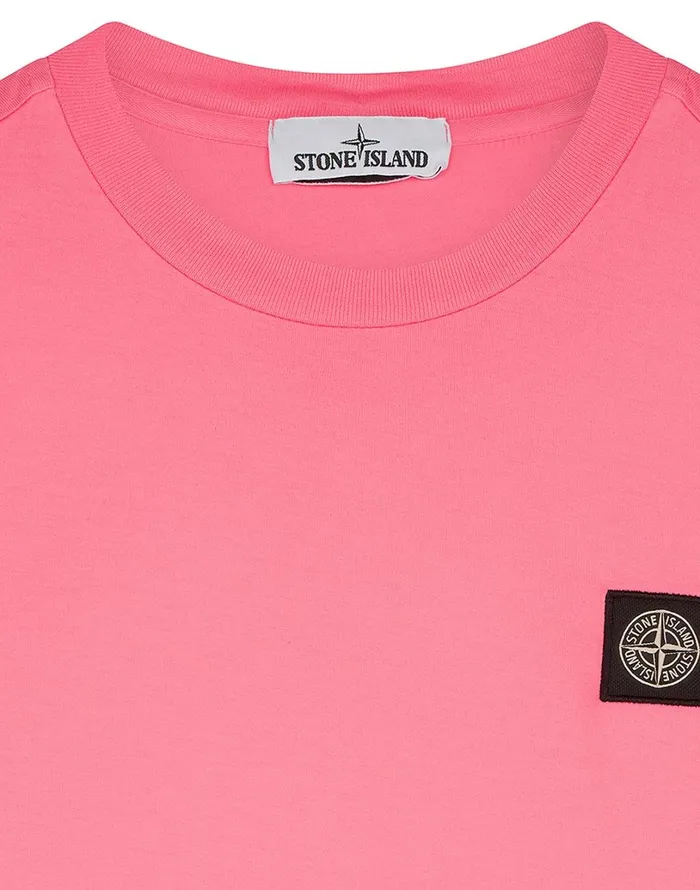 Mens 22713 TShirt In Pink Stone Island TShirts