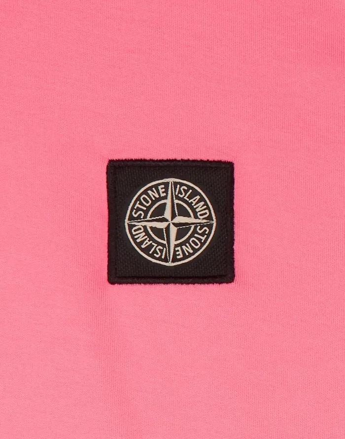 Mens 22713 TShirt In Pink Stone Island TShirts