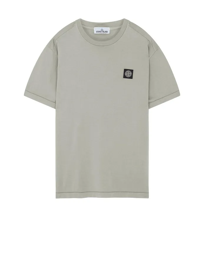 Mens 24113 Short Sleeve TShirt In Dove Grey Stone Island TShirts